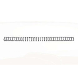 GBC Wirebind Rilegatura a filo metallico 9,5 mm - A4 Nero (100) - Flessibile professionale durevole - Colore nero