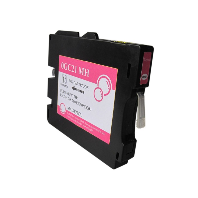 Cartuccia d'inchiostro pigmentato generica Ricoh GC21M Magenta - Sostituisce 405534/405538 Cartuccia d'inchiostro pigmentato generica Ricoh GC21M Magenta - Sostituisce 405534/405538