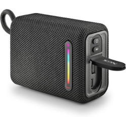NGS Roller Fury 1 Altoparlante Bluetooth 15W TWS - Autonomia fino a 9h - Resistenza all'Acqua IPX6 - Colore Nero
