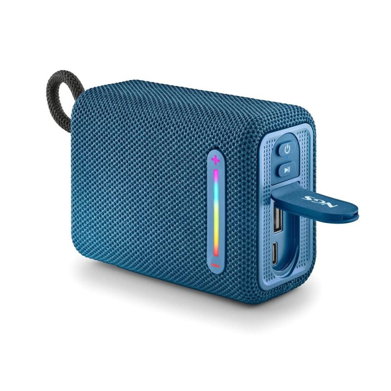 NGS Roller Fury 1 Altoparlante Bluetooth 15W TWS - Autonomia fino a 9h - Resistenza all'Acqua IPX6 - Colore Blu NGS Roller Fury 1 Altoparlante Bluetooth 15W TWS - Autonomia fino a 9h - Resistenza all'Acqua IPX6 - Colore Blu