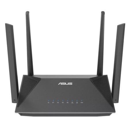 Asus RT-AX52 Router AX1800 WiFi 6 Dual Band AiMesh - Fino a 1800Mbps - 4 Porte LAN RJ45 - 4 Antenne Esterne