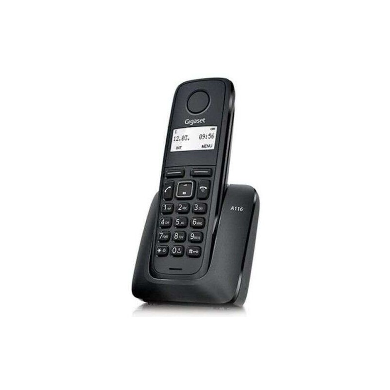 Gigaset A116 Dect Telefono Cordless con ID Chiamante - Rubrica 50 Contatti - 10 Melodie Gigaset A116 Dect Telefono Cordless con ID Chiamante - Rubrica 50 Contatti - 10 Melodie
