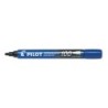 Pennarello permanente Pilot 100 - Punta tonda fine 4,5 mm - Corsa 1 mm - Colore blu 12pz 12pz