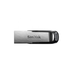 Sandisk Ultra Flair Memoria USB 3.0 32GB - Senza Cover - Colore Acciaio/Nero (Pendrive)
