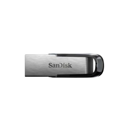 Sandisk Ultra Flair Memoria USB 3.0 128GB - Senza Cover - Colore Acciaio/Nero (Pendrive)