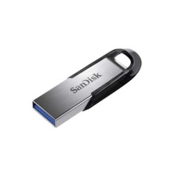 Sandisk Ultra Flair Chiavetta USB 3.0 da 256 GB - Trasferimento Fino a 150 MB/s - Design Metallico - Colore Acciaio/Nero (Pendri