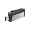 Memoria Sandisk Ultra Dual USB-C e USB-A da 128 GB - Lettura fino a 150 MB/s - Design Metallico - Colore Acciaio/Nero (Pendrive)