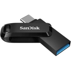 Sandisk Ultra Dual Drive Go Memoria USB-C e USB-A da 256 GB - Lettura fino a 150 MB/s - Nero (Pendrive)