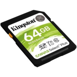 Scheda Kingston SDXC 64 GB UHS-I Classe 10 100 MB/s Canvas Select Plus