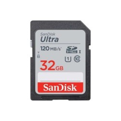 Scheda Sandisk Ultra SDHC 32 GB UHS-I Classe 10 120 MB/s