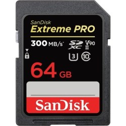 Sandisk Extreme Pro Tarjeta SDXC 64GB UHS-II U3 V90 Clase 10
