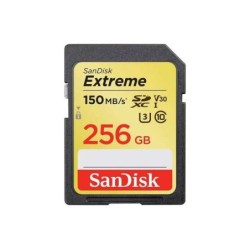Scheda Sandisk Extreme SDXC 256 GB UHS-I V30 U3 Classe 10 150 MB/s