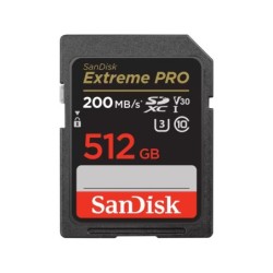 Scheda Sandisk Extreme Pro SDXC 512 GB UHS-I U3 V30 Classe 10 170 MB/s