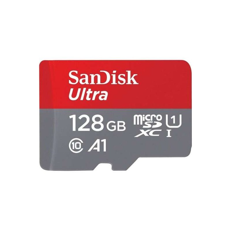 Scheda Sandisk Ultra Micro SDXC 128 GB UHS-I U1 A1 Classe 10 120 MB/s Scheda Sandisk Ultra Micro SDXC 128 GB UHS-I U1 A1 Classe 10 120 MB/s