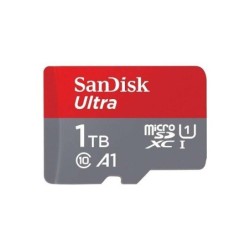 Sandisk Ultra Micro SDXC Scheda 1TB UHS-I U1 A1 Classe 10 120MB/s + Adattatore SD