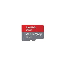 Sandisk Scheda Ultra Micro SDXC 256 GB UHS-I U1 A1 Classe 10 120 MB/s + Adattatore SD
