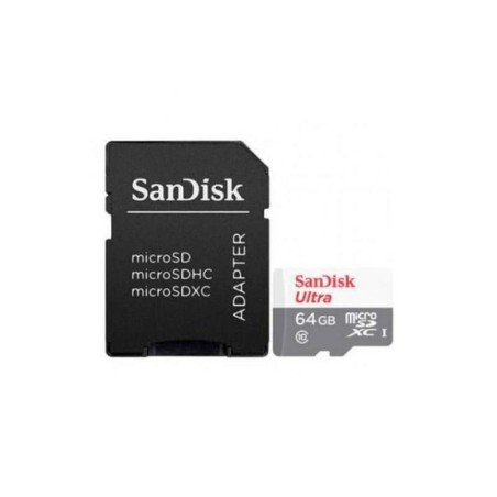 Sandisk Ultra Tarjeta Micro SDXC 64GB UHS-I U1 Clase 10 100MB/s + Adaptador SD