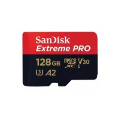 Sandisk Extreme Pro Scheda MicroSDXC 128 GB UHS-I U3 A2 V30 Classe 10