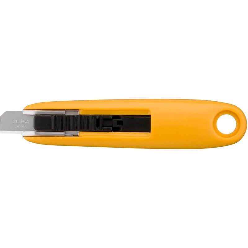 Olfa SK-7 Cuchilla de Seguridad Autoretractil - Canal de Acero Inoxidable - Maxima Seguridad - Uso Ambidiestro Olfa SK-7 Cuchilla de Seguridad Autoretractil - Canal de Acero Inoxidable - Maxima Seguridad - Uso Ambidiestro