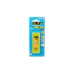 Olfa Pack de 10 Cuchillas de Respuesto para Cutters Olfa SK-10 - Acero Inoxidable