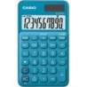 Calcolatrice tascabile Casio SL-310UC - Calcolo delle imposte - Schermo LCD a 10 cifre - Solare e batterie - Colore blu