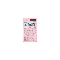 Casio SL-310UC Calculadora de Bolsillo - Calculo de Impuestos - Pantalla LCD de 10 Digitos - Solar y Pilas - Color Rosa