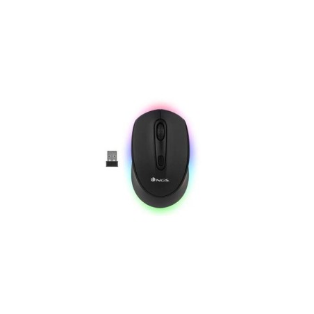 NGS Smog-RB Raton Inalambrico USB Bluetooth 2400dpi - Iluminacion LED RGB - 3 Botones - Uso Ambidiestro