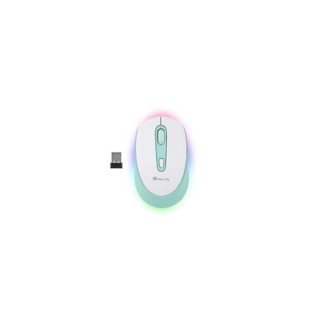 Mouse Bluetooth USB Wireless NGS Smogmint-RB 2400 dpi - Illuminazione LED RGB - 3 Pulsanti - Uso Ambidestro