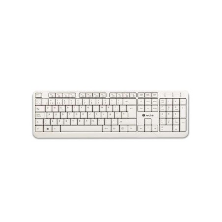 Tastiera USB NGS Spike - 12 tasti multimediali - Cavo da 1,40 m - Colore bianco