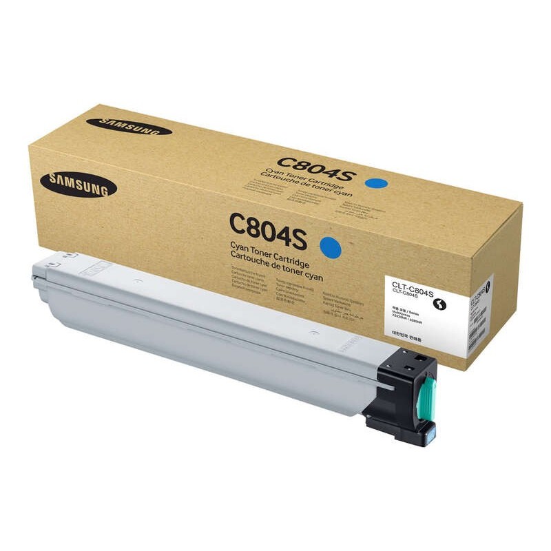 Cartuccia toner ciano originale Samsung CLT-C804S - SS546A Cartuccia toner ciano originale Samsung CLT-C804S - SS546A
