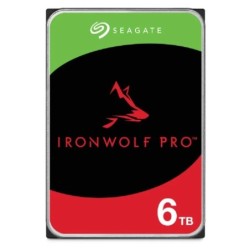 Disco rigido interno Seagate Ironwolf Pro da 3,5" SATA 3 6TB NAS