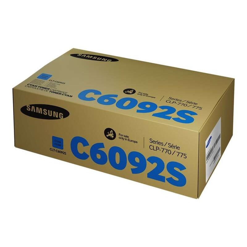 Cartuccia toner ciano originale Samsung CLP770/CLP775 - CLT-C6092S/SU082A
