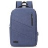Subblim Mochila para portátil City Backpack - 15,6" - Compartimento acolchado - Resistente al agua - Puerto USB - Color Azul