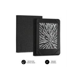 Custodia Subblim per Ereader 6" Resistente - Interno Vellutato - Comoda Piegatura - Chiusura senza Danni - Colore Nero