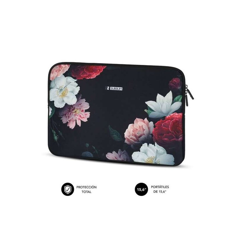 Subblim Funda Trendy de Neopreno - Grosor 3Mm - Resistencia a Golpes y Caidas - Color Flowers Subblim Funda Trendy de Neopreno - Grosor 3Mm - Resistencia a Golpes y Caidas - Color Flowers