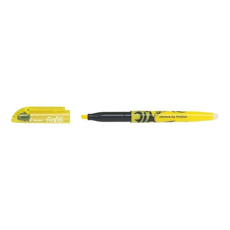 Evidenziatore cancellabile Pilot Frixion Light - Punta in fibra a scalpello - Tratto da 1 mm/3,5 mm - Colore giallo 12pz 12pz Evidenziatore cancellabile Pilot Frixion Light - Punta in fibra a scalpello - Tratto da 1 mm/3,5 mm - Colore giallo 12pz 12pz