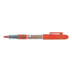 Pennarello Pilot V-Light - Punta a scalpello da 3,60 mm - Tratto 3,30 mm - Colore arancione 12pz 12pz