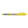 Pilot Rotulador Marcador V-Light - Punta Biselada 3.60mm - Trazo de 3.30mm - Color Amarillo