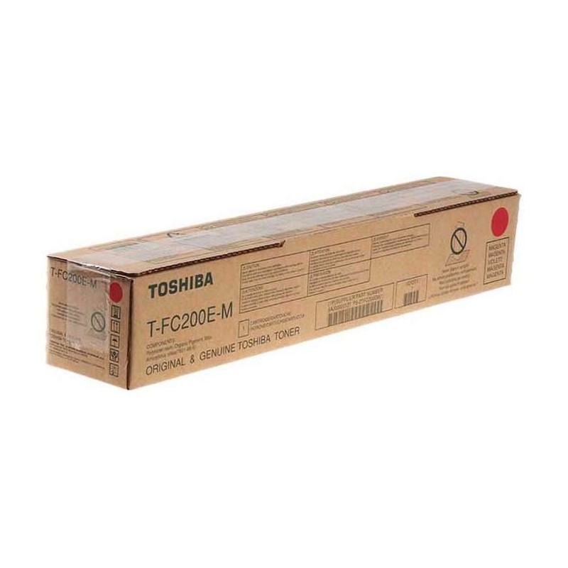 Cartuccia toner originale magenta Toshiba T-FC200EM - 6AJ00000261/6AJ00000197/6AJ00000127 Cartuccia toner originale magenta Toshiba T-FC200EM - 6AJ00000261/6AJ00000197/6AJ00000127