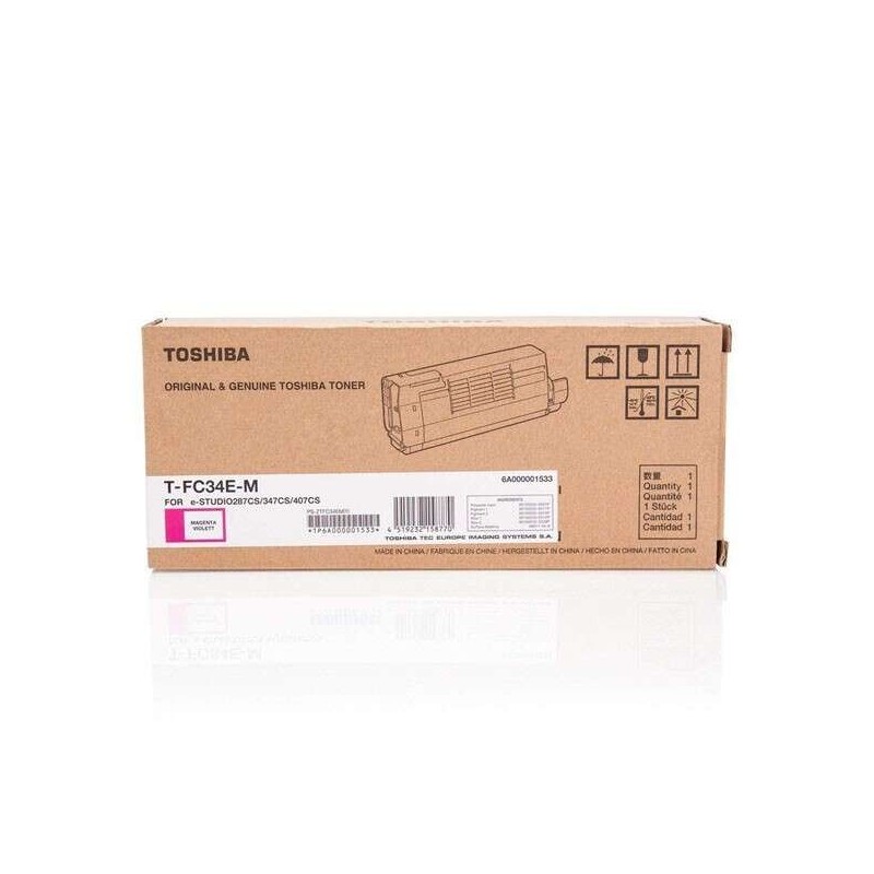 Cartuccia toner originale magenta Toshiba T-FC34EM - 6A000001811