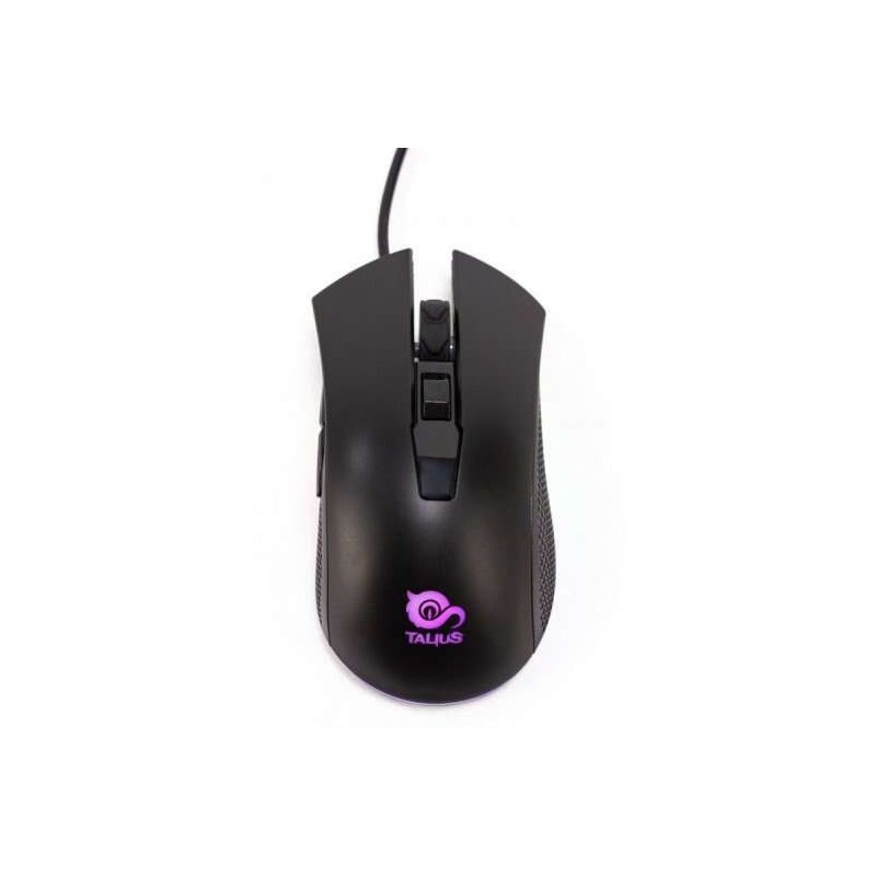 Talius Lancer Raton Gaming USB 6400dpi - 5 Botones - Iluminacion RGB - Uso Diestro - Cable de 1.80m - Color Negro Talius Lancer Raton Gaming USB 6400dpi - 5 Botones - Iluminacion RGB - Uso Diestro - Cable de 1.80m - Color Negro