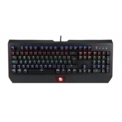 Tastiera meccanica USB Talius Gaming - Tasti rossi Outemu - Illuminazione LED RGB - Antighosting - Cavo da 1,80 m - Colore nero