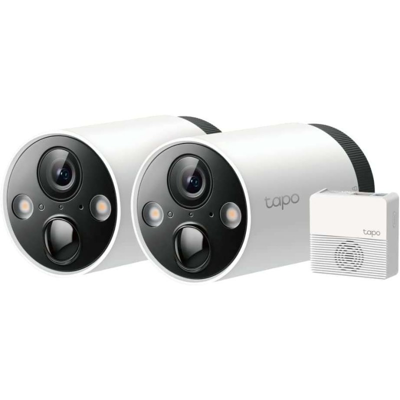 TP-Link Tapo C240S2 2 Camaras de Seguridad IP WiFi 2K QHD - Vision Nocturna - Deteccion de Movimiento - Proteccion IP65 TP-Link Tapo C240S2 2 Camaras de Seguridad IP WiFi 2K QHD - Vision Nocturna - Deteccion de Movimiento - Proteccion IP65