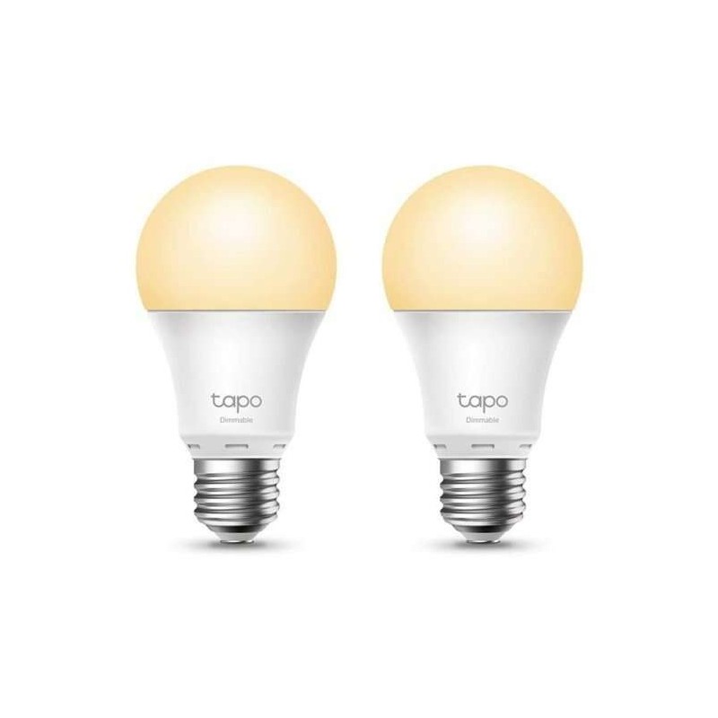 TP-Link Pack de 2 Bombillas Smart Wi-Fi Regulables - Calendario - Control de Voz - Control Remoto - Modo Ausente - 806 lm TP-Link Pack de 2 Bombillas Smart Wi-Fi Regulables - Calendario - Control de Voz - Control Remoto - Modo Ausente - 806 lm