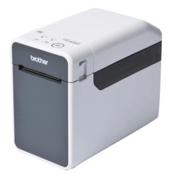 Stampante termica per etichette USB Brother TD2020A - Risoluzione 203 dpi - Velocità 152,4 mm - Colore bianco/grigio