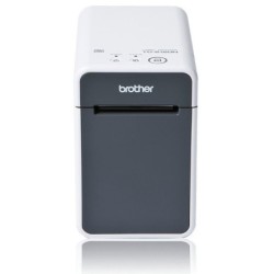 Stampante termica per etichette Brother TD2125N USB, LAN - Risoluzione 203 dpi - Velocità 152,4 mm - Colore Bianco/Grigio
