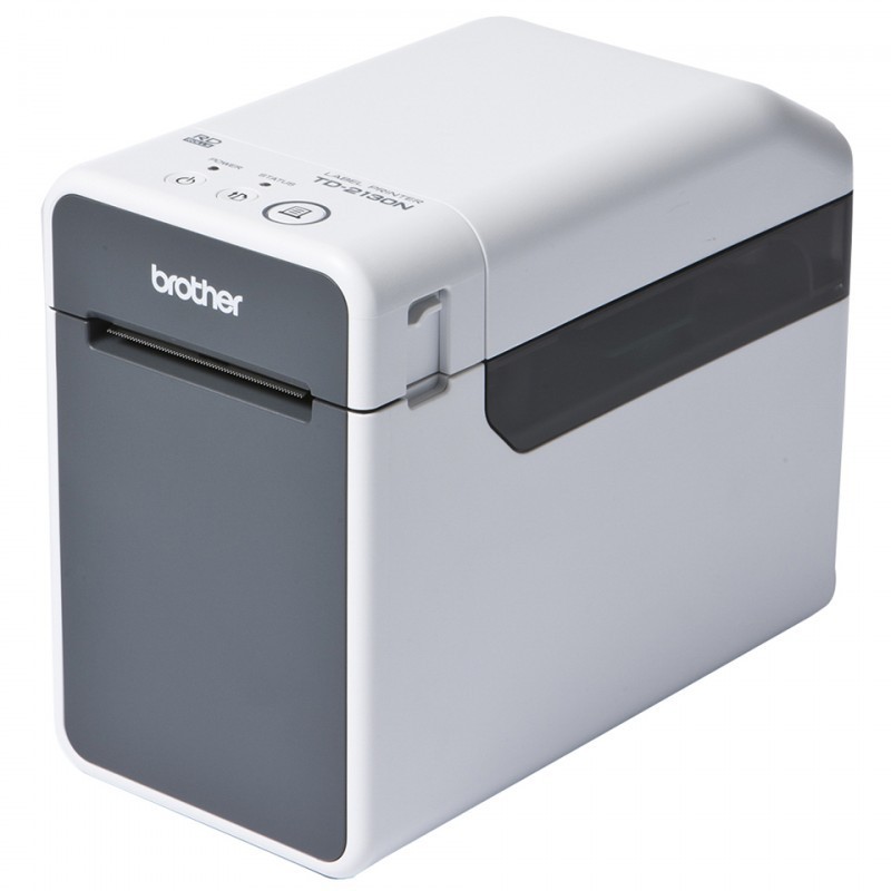Stampante termica per etichette Brother TD-2135N USB, LAN - Risoluzione 300 dpi - Velocità 152,4 mm - Colore Bianco/Grigio Stampante termica per etichette Brother TD-2135N USB, LAN - Risoluzione 300 dpi - Velocità 152,4 mm - Colore Bianco/Grigio