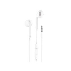 Cuffie intrauricolari TechOneTech Ear Tech - Microfono integrato - Mini jack da 3,5 mm - Assistente vocale - Cavo da 1,20 m