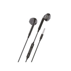 TechOneTech Ear Tech Auriculares Intraurales - Microfono Integrado - Mini Jack 3.5mm - Asistente Voz - Cable de 1.20m