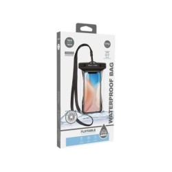 TechOneTech Funda Impermeable para Smartphone hasta 7.5" - Con Colgante - Resistencia IPX8 - Fabricada en TPU
